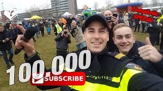 Politievlogger 100000 abonnees video compilatie Bedankt [upl. by Baryram202]