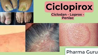 Ciclopirox  Ciclodan  Loprox  Penlac In a nutshell [upl. by Scholz]