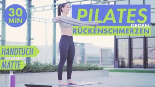 Das Workout gegen Rückenschmerzen 😞🏋️‍♀️🤗 30 MIN PILATESFLOW für alle [upl. by Nami]