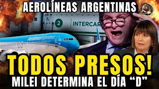 TODOS PRESOS💥MILEI denunció a los empleados de INTERCARGO por secuestros y extorsión [upl. by Lali]