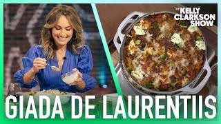 Giada De Laurentiis One Pot Baked Sausage amp Broccoli Pasta Recipe [upl. by Antoine914]