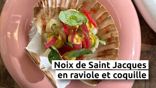 Noix de Saint Jacques en raviole et coquille [upl. by Notnel515]