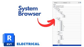 All About the System Browser  Revit Electrical Tutorial [upl. by Ennaehr]