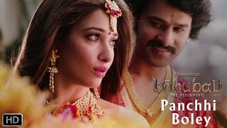 Panchhi Bole  Romantic Song  Baahubali  The Beginning  Prabhas Tamannaah [upl. by Ayvid637]