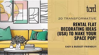 Rent a Bland Apartment Transform It into a Stylish Haven RentalFriendly Decorating Ideas [upl. by Magnien433]