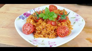 TomatenRisotto  Cremig  Vegan [upl. by Scheer]