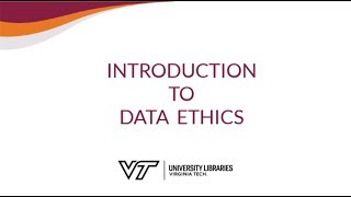 Introduction to Data Ethics [upl. by Nereen]