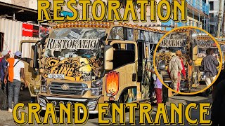 RESTORATION GRAND ENTRANCELATEST MATATU I TOWNMATATU CULTURE [upl. by Ambrogino204]