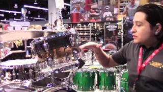 NAMM 2017 Ludwig 45th Year Vistalite Anniversary Drum Sets [upl. by Eimrej]