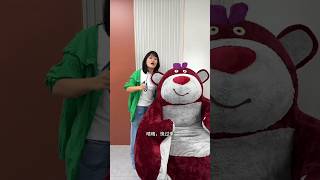 Super Cute Bear Sofa 🐼🥳 mini wood toy  woodworking art skill  wood  hand crafts  shorts [upl. by Vassaux66]