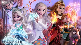 Frozen 3 Anna and Elsa and their kids are Magical Guardians of the North  Alice Edit [upl. by Salmon]