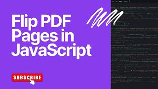 How to Display amp Flip PDF Pages in JavaScript Using PDFjs  PDF Viewer Tutorial [upl. by Josi694]