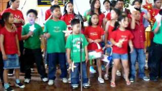 El Shaddai Childrens Group  a Tagalog Christmas Song [upl. by Ytsirc]