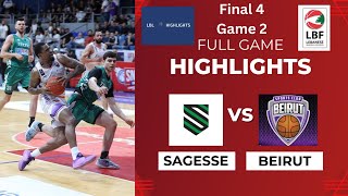 Sagesse vs Beirut Full Game Highlights Final 4 Game 2 20232024 [upl. by Lindemann322]