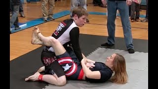 107 • Girls Grappling NoGi Match • Women Wrestling BJJ MMA Female Fight [upl. by Reggi]