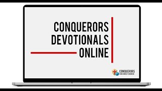 DAY 49 CONQUERORS DAILY DEVOTIONAL ONLINE  May 21 2020 [upl. by Capriola]