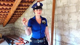 ASMR POLICE WOMAN Halloween Mistery investigation Roleplay [upl. by Nnaear]