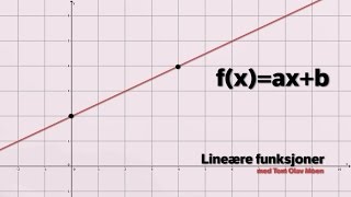 Lineære funksjoner [upl. by Stambaugh]