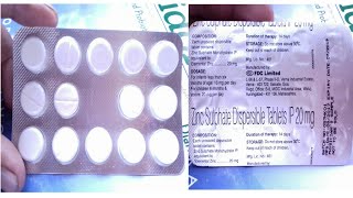 जिंक की कमी से क्या समस्या होती  जिंक की कमी को कैसे पूरा करे  Zinc Sulphate tablet 20 mg Reviews [upl. by Kaitlyn]