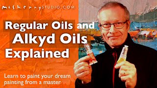 Know The Difference Alkyd Vs Regular Oil Paint [upl. by Honan]