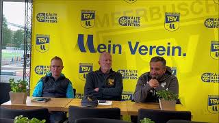 Pressekonferenz nach NiederrheinpokalAchtelfinale TSV Meerbusch  Union Nettetal 131024 [upl. by Hannis]