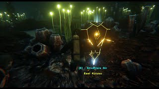 ARK ISLAND BRUTE ARTIFACT GUIDE LOCATION WALKTROUGH  ARK ISLAND YABANİNİN ESERİ ARK  008 [upl. by Bowers]