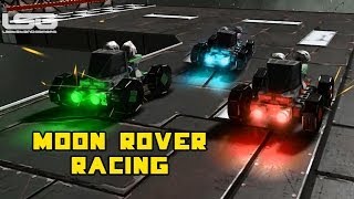 Space Engineers  Moon Rover Racing Mini Game Cars in Space [upl. by Llatsyrk249]