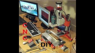 Frezarka CNC quotbiurkowaquot DIY home made Mill [upl. by Yeslehc]