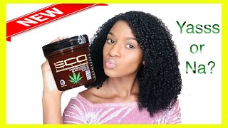 NEW Eco Style Cannabis Sativa Oil Gel Review  Yasss or Na sisss [upl. by Rufe]