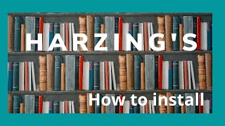 How to install Harzings quotPublish or Perishquot [upl. by Beltran133]