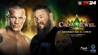 Randy Orton vs Kevin Owens  WWE crown jewel prediction wwe2k24 [upl. by Llenoil914]