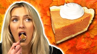 Irish People Try Thanksgiving Pies For The First Time [upl. by Lowrie]