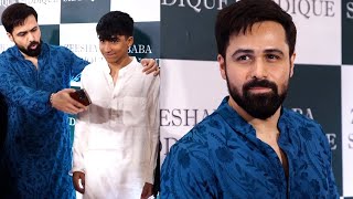 Emraan Hashmi’s Makes Appearance With His Handsome Son Ayaan At Iftaar Party 🤩 [upl. by Bartholemy842]