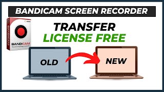 Bandicam Screen Recorder License Key Transfer to New PC [upl. by Shina]