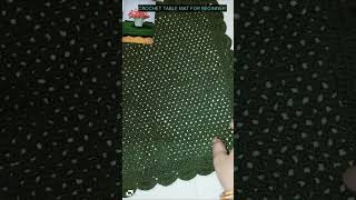 CROCHET TABLE MAT FOR BEGINNER 🔰 [upl. by Ranee251]