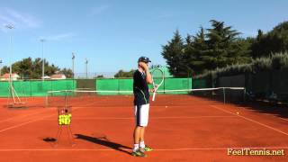 Improve Your Tennis Slice Serve With This Feel Drill [upl. by Auberta]