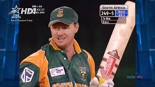 Sehwag Bowling Last Over Ind vs Sa Champions Trophy 2002 [upl. by Samul]