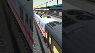 Gatiman india fastest train speed 160 shortindia indiantrainsimulator trine3 indiantrine witt [upl. by Esirahc]