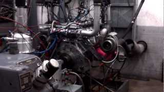 Gary Wells 1399 HP Boss 429 Ford Twin Turbo Pantera Engine Dyno Pull  Tuned By Shane T [upl. by Litton]