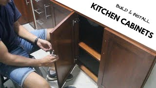 How to Build and Install Kitchen Cabinets [upl. by Gerlac875]