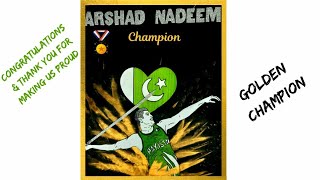 Arshad Nadeem Olympics 2024 Gold Medal  Arshad Nadeem Javelin Throw  Arshad Nadeem  Olympics [upl. by Naaman]