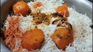 especially for veg lovers potato biryani آلو کی بریانی very tasty and delicious 😋 [upl. by Haikezeh]