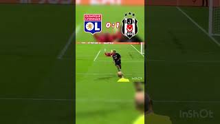 Olympique Lyonnais vs Beşiktaş Champions League 20242025 La surprise de Gedson Fernandes ✨⚽ [upl. by Hairem]