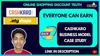 Cashkaro cashback  Business model  How they make money  Earn Online Startup Finance [upl. by Alit]