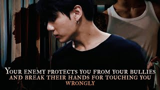 Your enemy protects you from your bullies and break their hands for touching you wrongly  oneshot [upl. by Yraillih353]