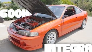 600HP Integra HONDA Interrupts 2JZ time [upl. by Aurel805]