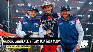 2024 Motocross of Nations Post Race Interviews [upl. by Kciderf]