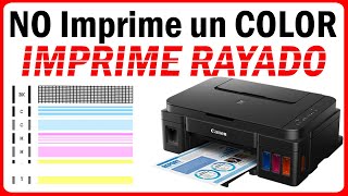 Impresora no imprime bien  Limpieza y Mantenimiento Cabezal Impresora Canon  Imprime Rayado [upl. by Enelrak970]