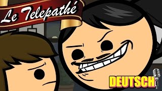 Le Telepathé German Dub  Cyanide amp Happiness Shorts [upl. by Eednahs]