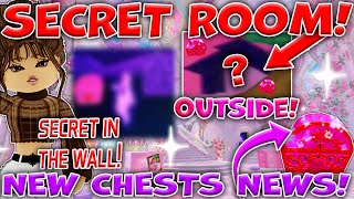 NEW SECRET ROOM  GLITCH IN VALENTINES UPDATE ✨CHESTS UPDATE💗Royale High Campus 3 SECRETS Release [upl. by Aeslahc106]